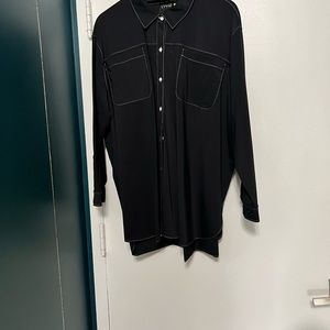 Lysse. 3x button down top with white stitching. Super cute. Never worn!